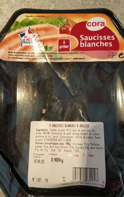 Image descriptive de Saucisses blanche cora