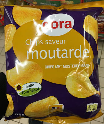 Image descriptive de Chips saveur moutarde