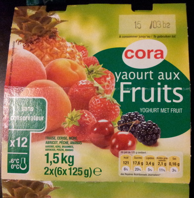 Cora Yaout aux fruits