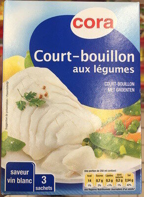 Image descriptive de Courtbouillonauxlégumessaveurvinblanc