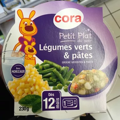 PetitplatdusoirLégumesvertspâtes