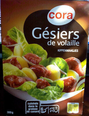 Cora,Groupe Louis Delhaize Gésiers de volaille