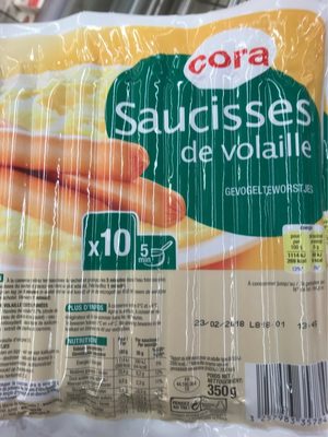 Image descriptive de Saucissesdevolaille