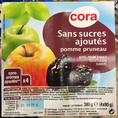 Cora SanssucresajoutésPommePruneau