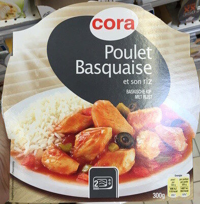 Poulet Basquaise et son riz