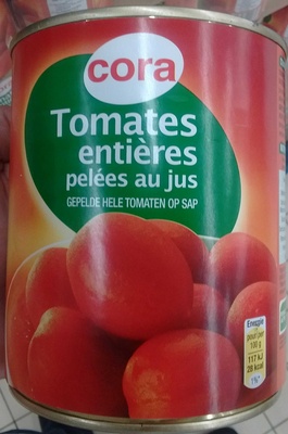 Image descriptive de Tomatesentièrespeléesaujus