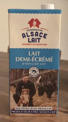 Lait demi-écrémé stérilisé UHT Alsace lait