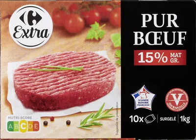 Carrefour Le Pur bœuf 10 steaks hachés