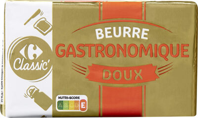 Beurre gastronomique doux