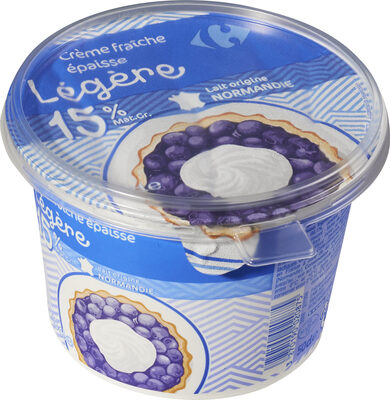 Image descriptive de Crème fraîche épaisse Légère