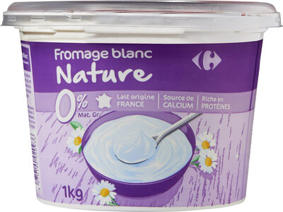 Image descriptive de Fromage Blanc Nature 0%