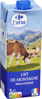 Carrefour Lait de Montagne Demi-écrémé