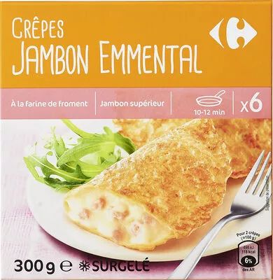 6 Crêpes Jambon Emmental