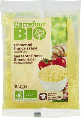 CarrefourBIOCarrefour Emmentalfranaisrâpéaulaitcru