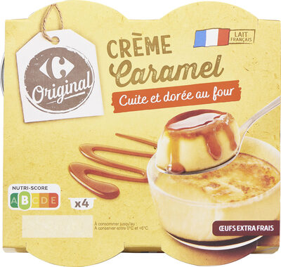 Image descriptive de CrèmeCaramelcuiteetdoréeaufour