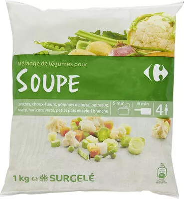 Mélange de légumes pour soupe