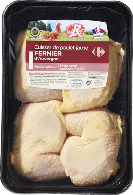 Cuisses de poulet jaune fermier