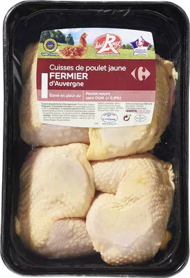 Carrefour Cuisses de poulet jaune fermier