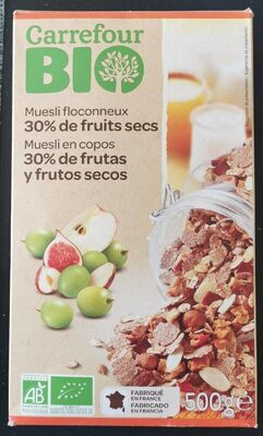 Muesli floconneux 30% de fruits secs