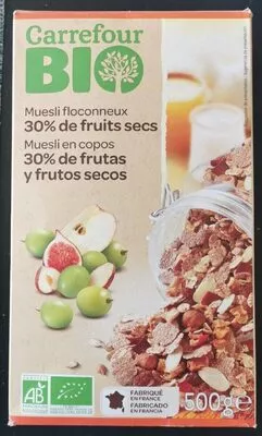 Carrefour Bio,Carrefour Muesli floconneux 30% de fruits secs