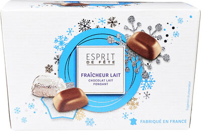 Image descriptive de Fraîcheur lait chocolat lait fondant