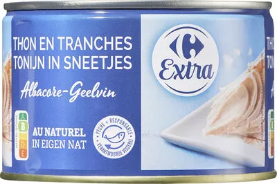 Carrefour THON EN TRANCHES Albacore AU NATUREL