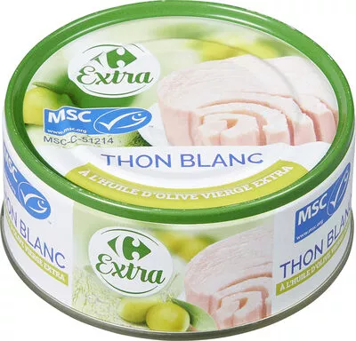 Carrefour Thon blanc à l'huile d'olive vierge extra