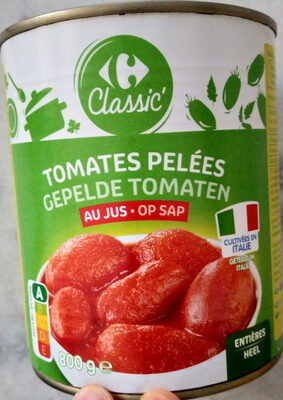 Carrefour Tomates pelées au jus