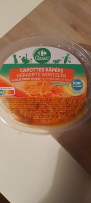 Carrefour Carottes râpées Au jus de citron*