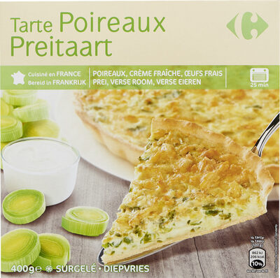 Image descriptive de Tarte poireaux