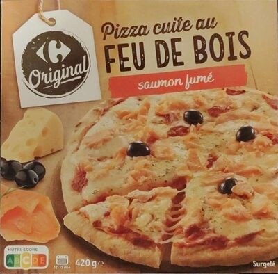 Pizzacuiteaufeudeboissaumonfumé