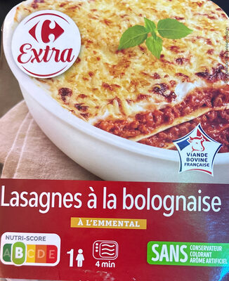 Image descriptive de Lasagnesàlabolognaiseàlemmental