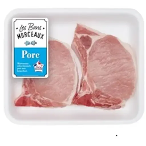 LES BONS MORCEAUX Côtes de porc avec os