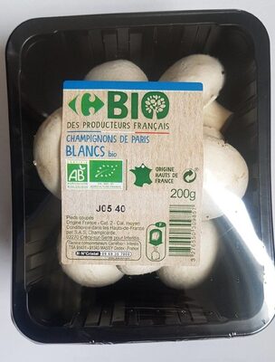 Carrefour Bio,Carrefour Champignons blancs de Paris