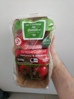 Image descriptive de TomatesGrappeCocktailParfuméescroquantes