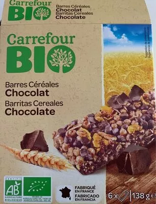 Barres céréales chocolat