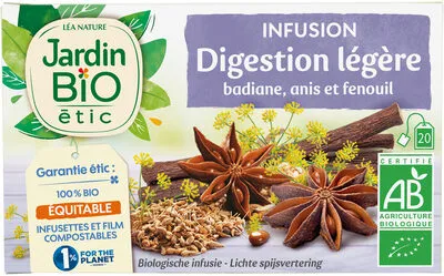 infusion équitable digestion légère