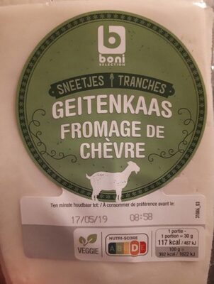 Image descriptive de Fromage de chèvre en tranches