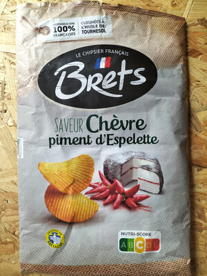 Brets Chips saveur Chèvre piment dEspelette