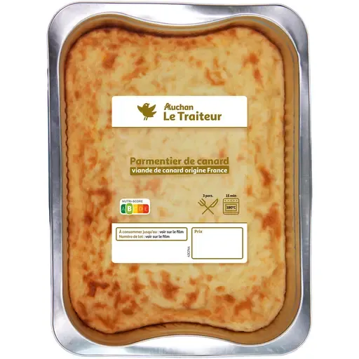 AUCHAN LE TRAITEUR Parmentier de canard