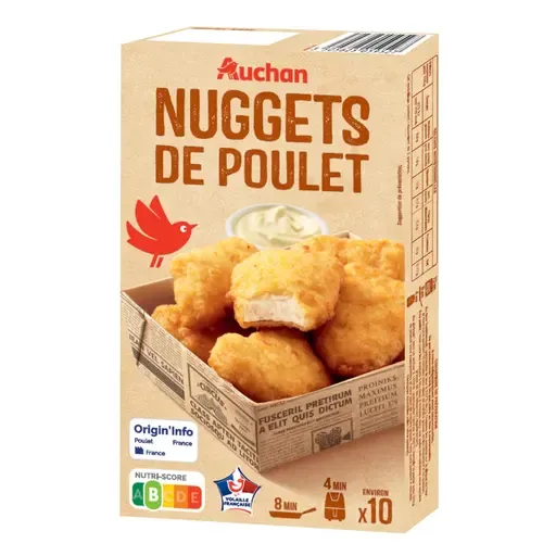 AUCHAN Nuggets de poulet