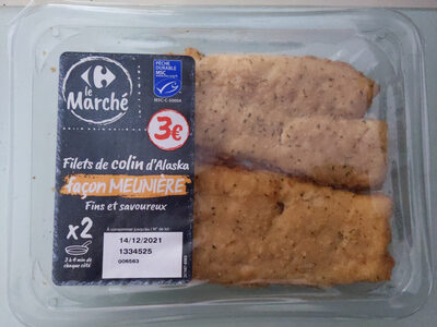 Carrefour Filet de colin d'Alaska