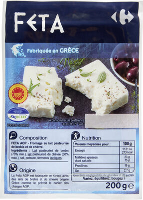 Carrefour Feta - Fromage