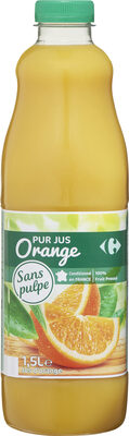 Jus d'orange pur jus