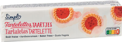 Biscuits tartelettes fraise