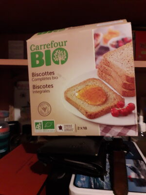 Biscottes complètes bio