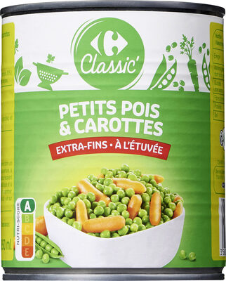 Image descriptive de Petits pois & carottes