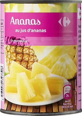 Ananas en morceaux