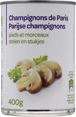 Image descriptive de Champignonsdeparispiedsmorceaux