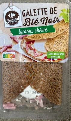 Carrefour, Carrefour Original Galette de blé noir lardons chèvre